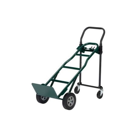 Harper Trucks Harper 4-in-1 Convertible Hand Truck with Solid Rubber Wheels - 700 Lb. Capacity JDCSA8543